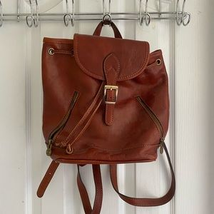 GENUINE ITALIAN LEATHER BACKPACK